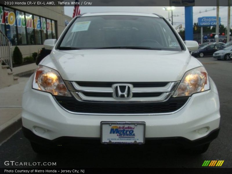 Taffeta White / Gray 2010 Honda CR-V EX-L AWD