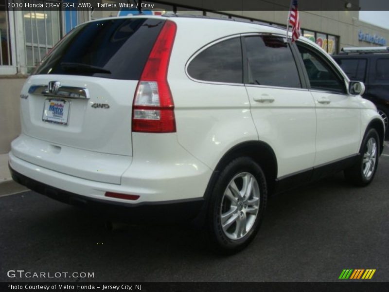 Taffeta White / Gray 2010 Honda CR-V EX-L AWD