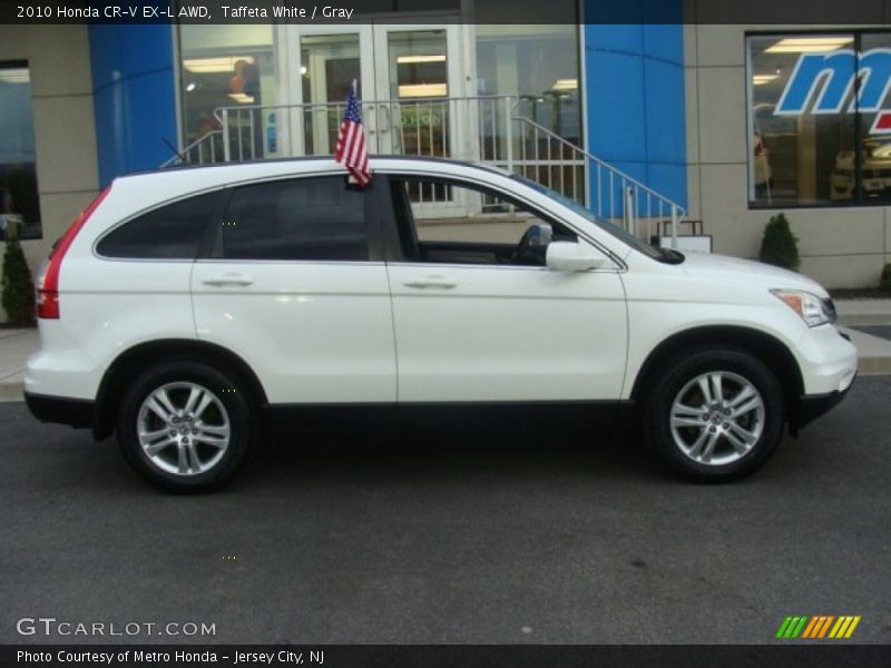 Taffeta White / Gray 2010 Honda CR-V EX-L AWD