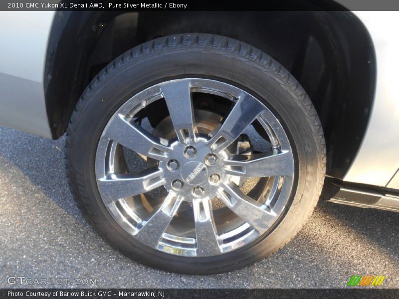 Pure Silver Metallic / Ebony 2010 GMC Yukon XL Denali AWD