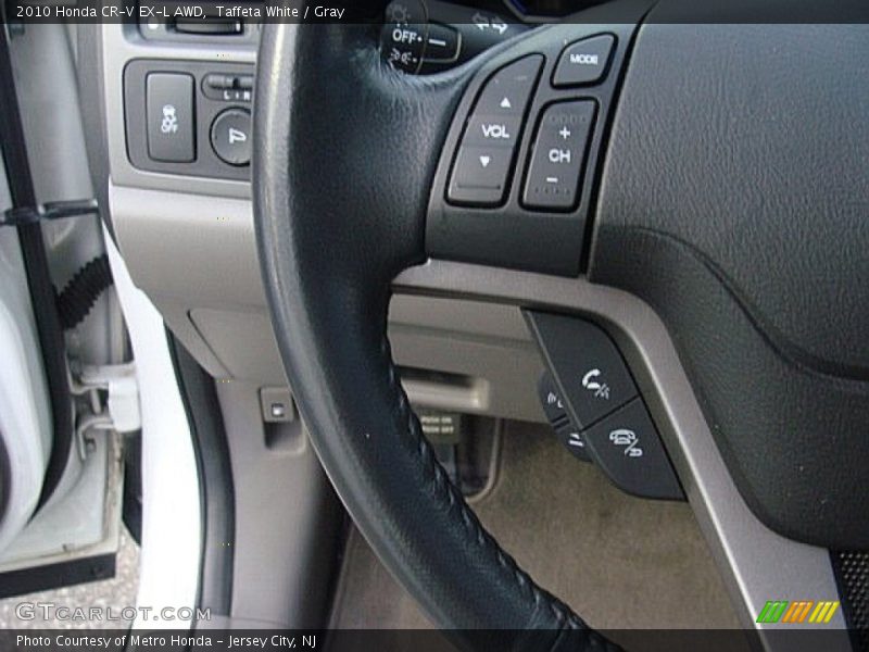 Taffeta White / Gray 2010 Honda CR-V EX-L AWD