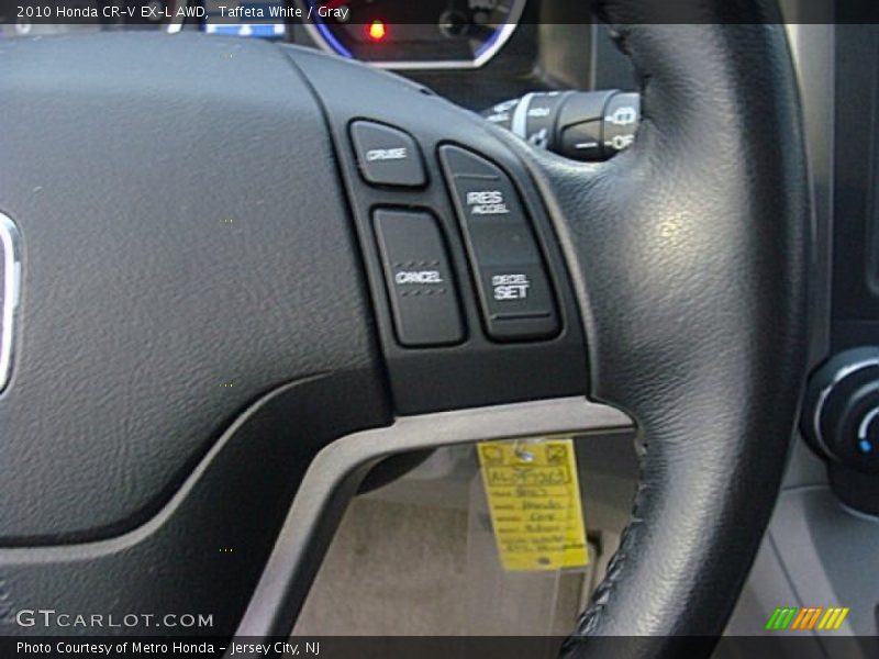 Taffeta White / Gray 2010 Honda CR-V EX-L AWD