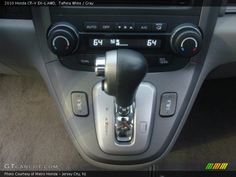 Taffeta White / Gray 2010 Honda CR-V EX-L AWD