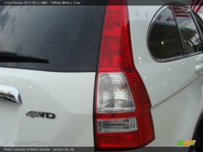 Taffeta White / Gray 2010 Honda CR-V EX-L AWD