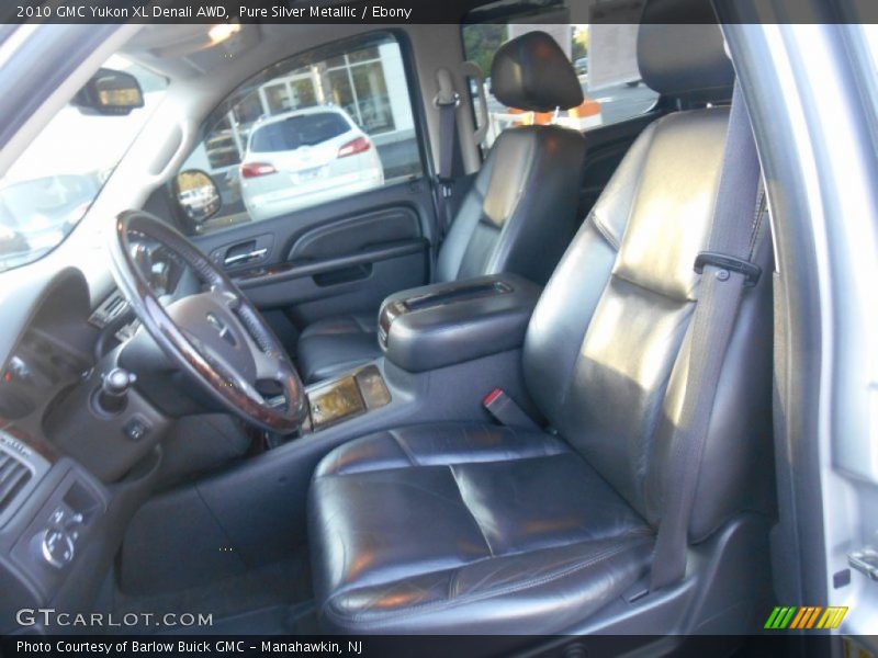 Pure Silver Metallic / Ebony 2010 GMC Yukon XL Denali AWD