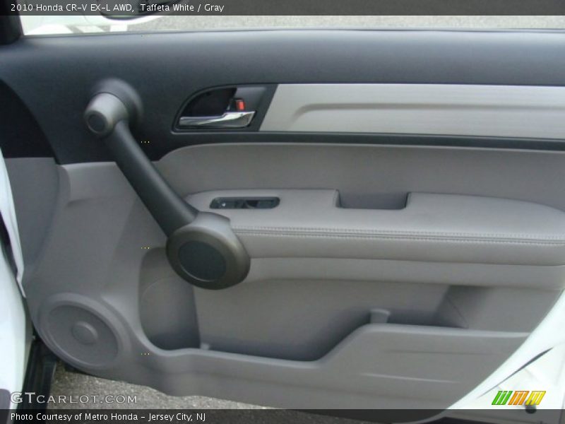 Taffeta White / Gray 2010 Honda CR-V EX-L AWD