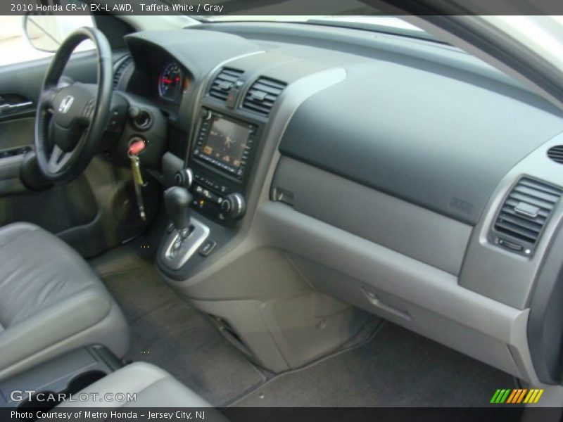 Taffeta White / Gray 2010 Honda CR-V EX-L AWD