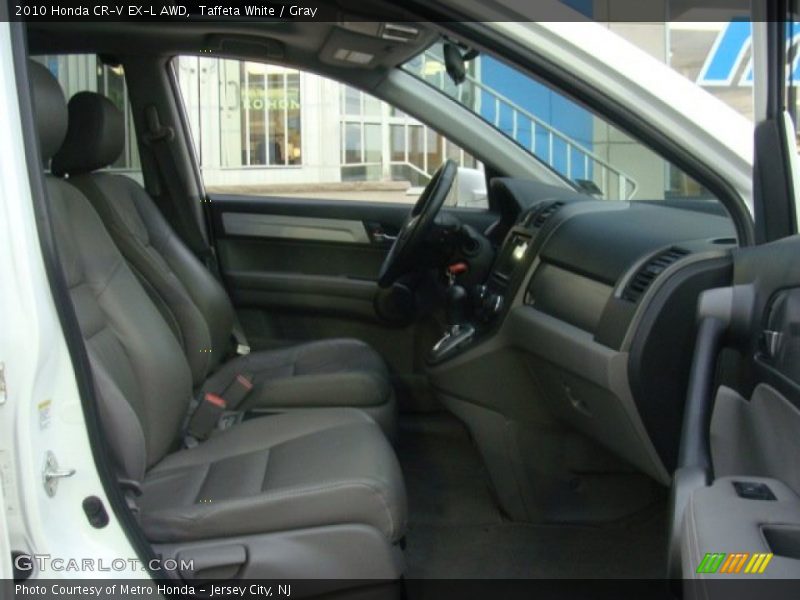 Taffeta White / Gray 2010 Honda CR-V EX-L AWD