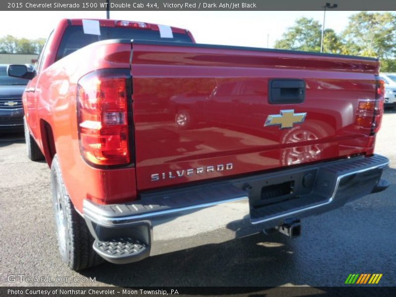 Victory Red / Dark Ash/Jet Black 2015 Chevrolet Silverado 1500 WT Double Cab 4x4
