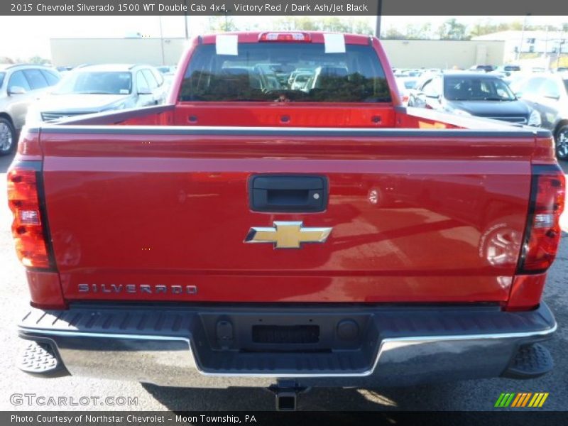Victory Red / Dark Ash/Jet Black 2015 Chevrolet Silverado 1500 WT Double Cab 4x4