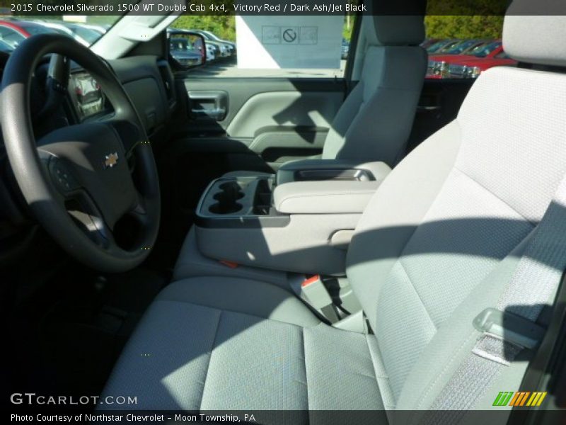 Victory Red / Dark Ash/Jet Black 2015 Chevrolet Silverado 1500 WT Double Cab 4x4