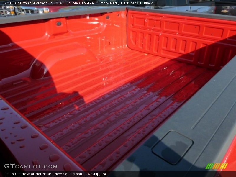 Victory Red / Dark Ash/Jet Black 2015 Chevrolet Silverado 1500 WT Double Cab 4x4