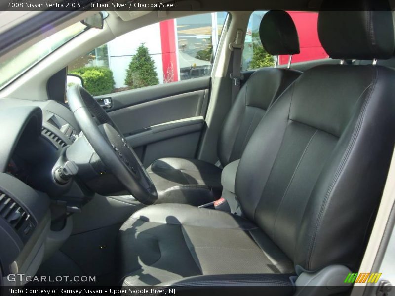 Brilliant Silver / Charcoal/Steel 2008 Nissan Sentra 2.0 SL