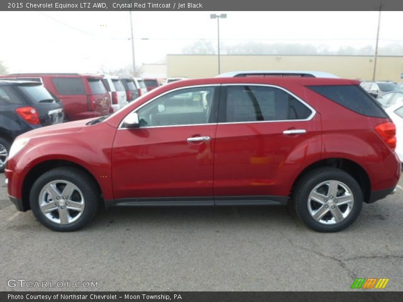 Crystal Red Tintcoat / Jet Black 2015 Chevrolet Equinox LTZ AWD
