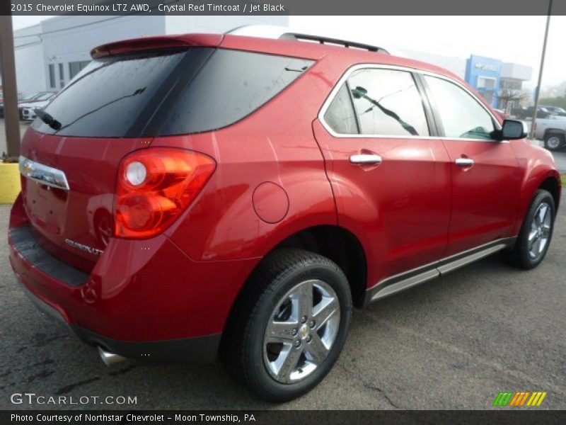 Crystal Red Tintcoat / Jet Black 2015 Chevrolet Equinox LTZ AWD