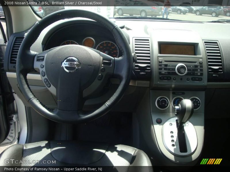 Brilliant Silver / Charcoal/Steel 2008 Nissan Sentra 2.0 SL