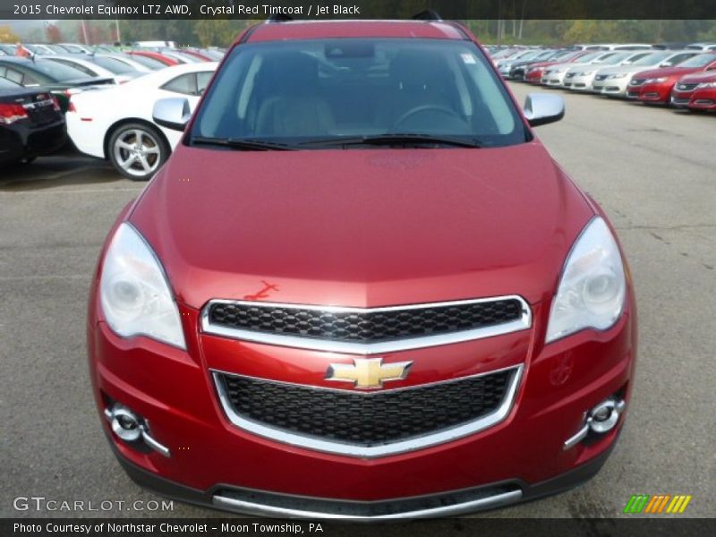Crystal Red Tintcoat / Jet Black 2015 Chevrolet Equinox LTZ AWD