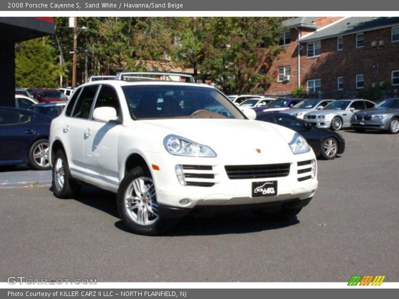 Sand White / Havanna/Sand Beige 2008 Porsche Cayenne S