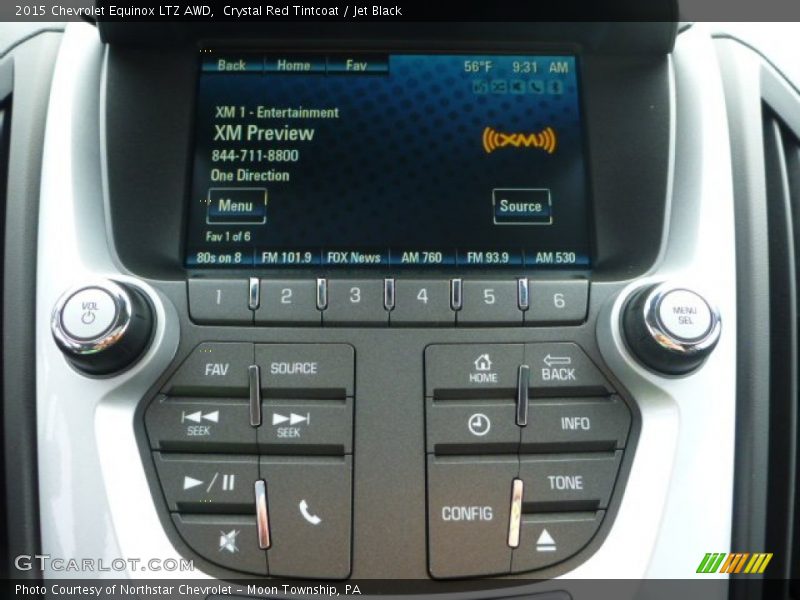 Crystal Red Tintcoat / Jet Black 2015 Chevrolet Equinox LTZ AWD