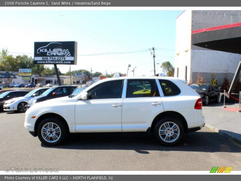 Sand White / Havanna/Sand Beige 2008 Porsche Cayenne S