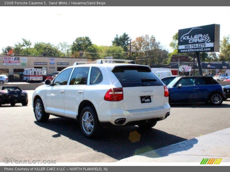 Sand White / Havanna/Sand Beige 2008 Porsche Cayenne S