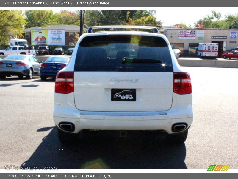 Sand White / Havanna/Sand Beige 2008 Porsche Cayenne S