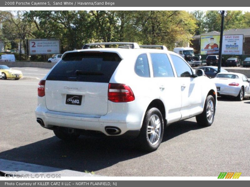 Sand White / Havanna/Sand Beige 2008 Porsche Cayenne S