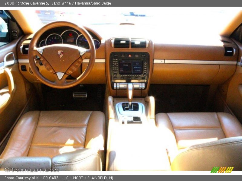 Sand White / Havanna/Sand Beige 2008 Porsche Cayenne S