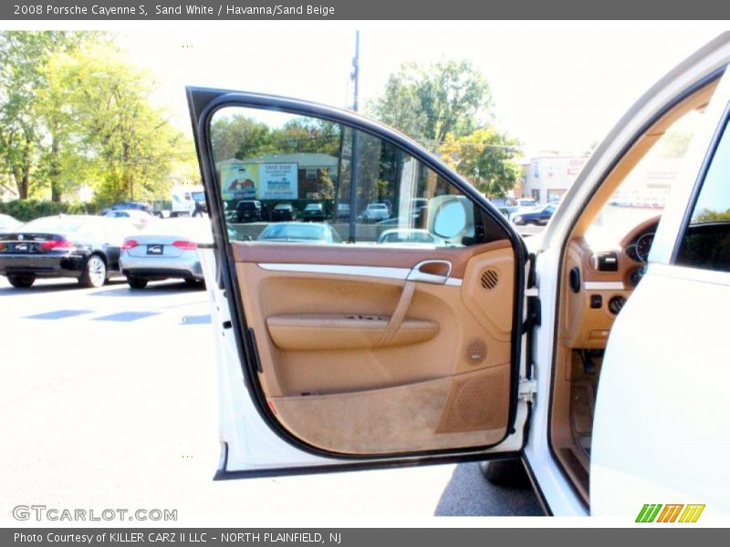 Sand White / Havanna/Sand Beige 2008 Porsche Cayenne S