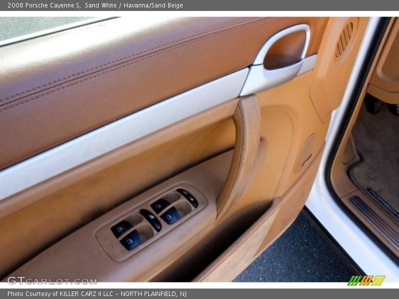 Sand White / Havanna/Sand Beige 2008 Porsche Cayenne S