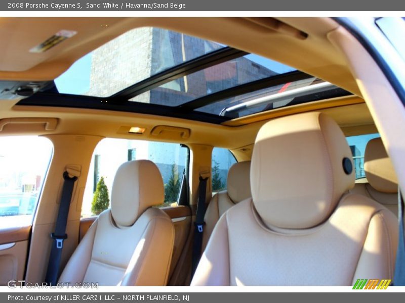 Sand White / Havanna/Sand Beige 2008 Porsche Cayenne S