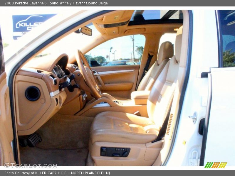 Sand White / Havanna/Sand Beige 2008 Porsche Cayenne S