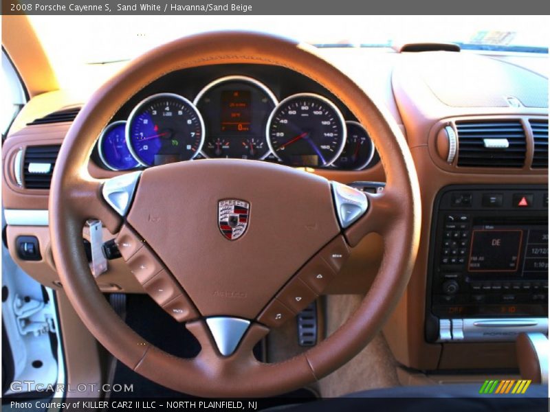 Sand White / Havanna/Sand Beige 2008 Porsche Cayenne S