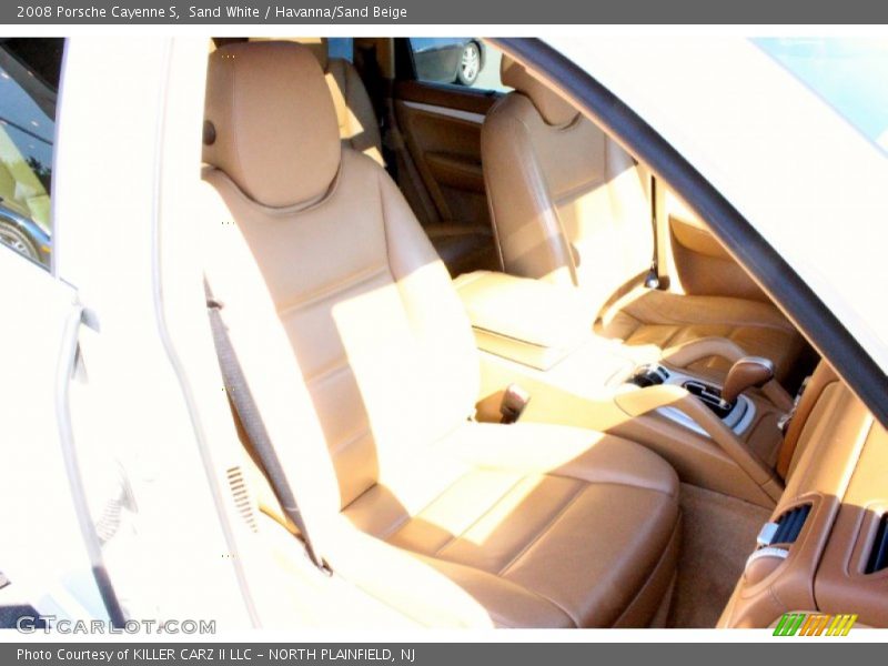 Sand White / Havanna/Sand Beige 2008 Porsche Cayenne S