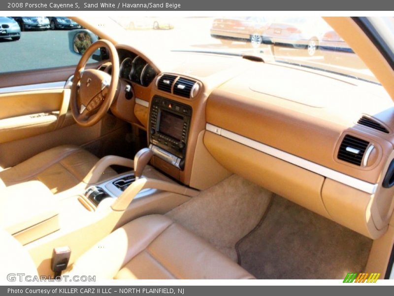 Sand White / Havanna/Sand Beige 2008 Porsche Cayenne S