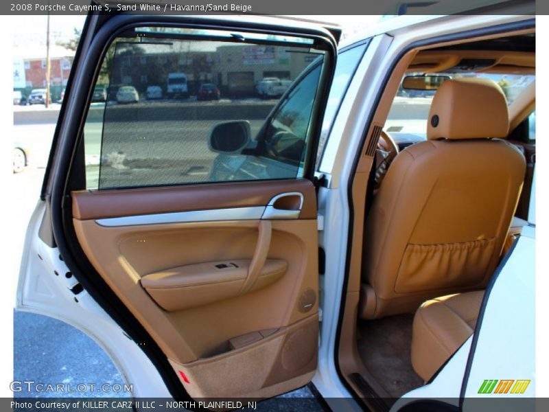 Sand White / Havanna/Sand Beige 2008 Porsche Cayenne S