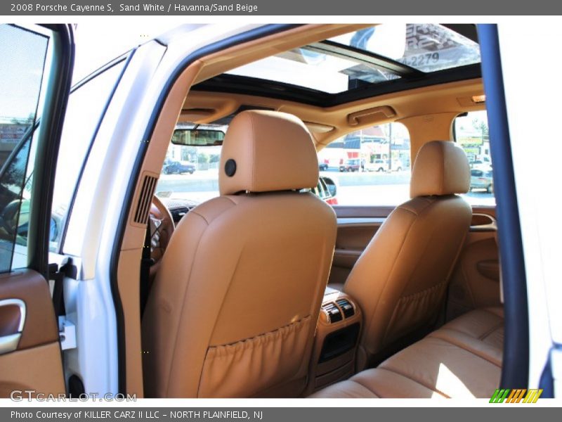 Sand White / Havanna/Sand Beige 2008 Porsche Cayenne S