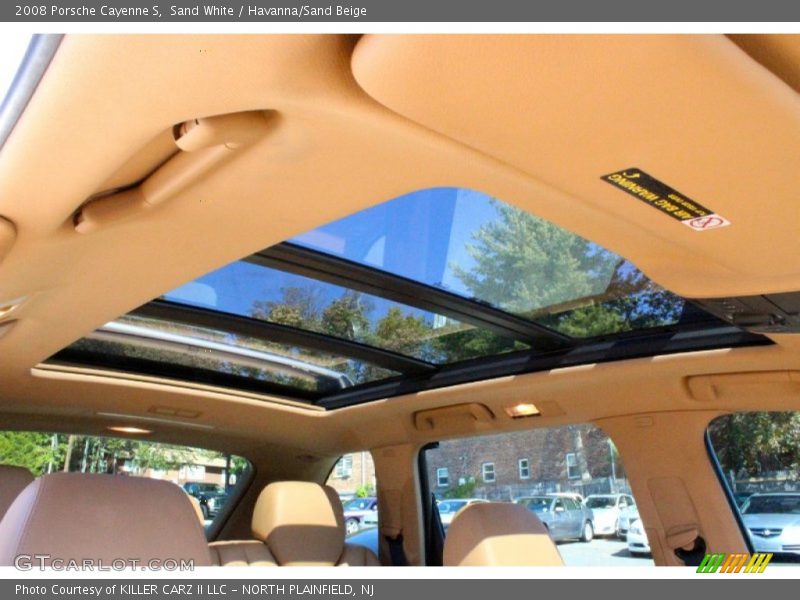 Sand White / Havanna/Sand Beige 2008 Porsche Cayenne S