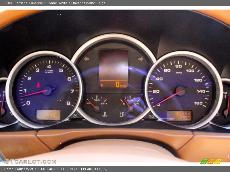 Sand White / Havanna/Sand Beige 2008 Porsche Cayenne S