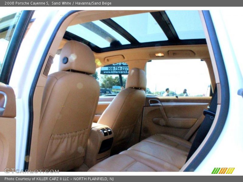 Sand White / Havanna/Sand Beige 2008 Porsche Cayenne S