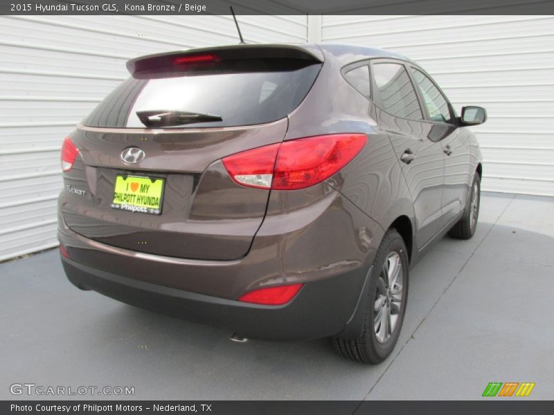 Kona Bronze / Beige 2015 Hyundai Tucson GLS