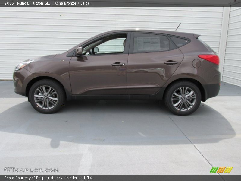 Kona Bronze / Beige 2015 Hyundai Tucson GLS