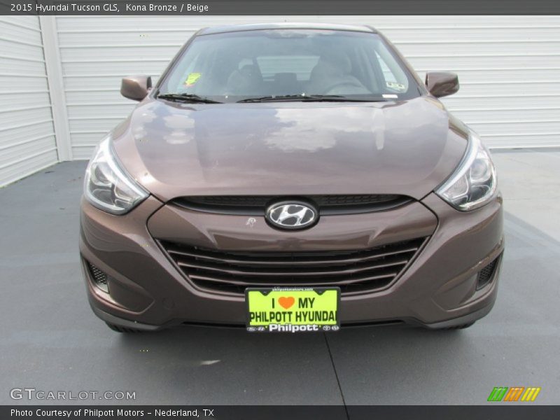 Kona Bronze / Beige 2015 Hyundai Tucson GLS