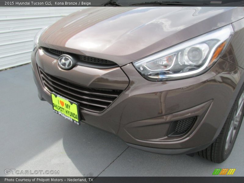 Kona Bronze / Beige 2015 Hyundai Tucson GLS
