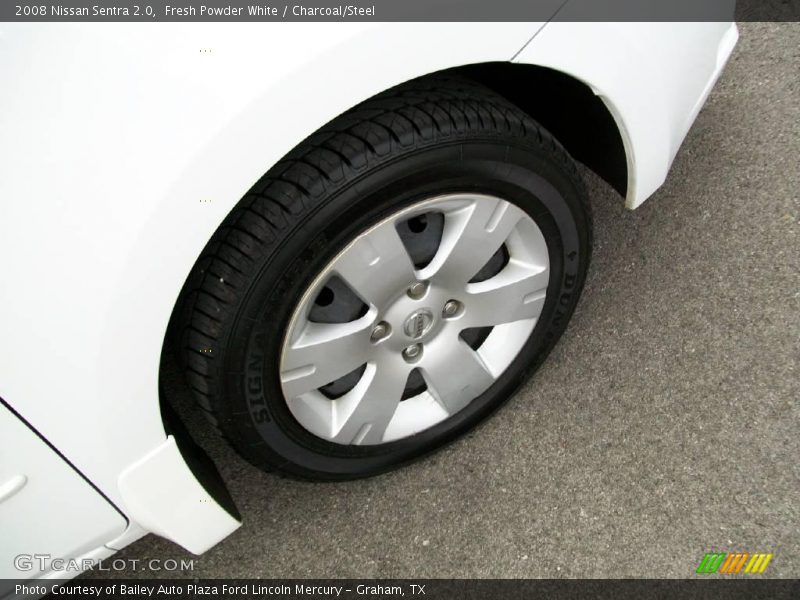 Fresh Powder White / Charcoal/Steel 2008 Nissan Sentra 2.0