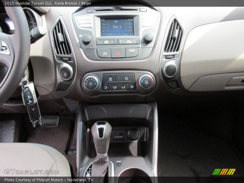 Controls of 2015 Tucson GLS