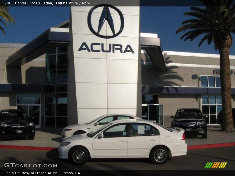 Taffeta White / Ivory 2005 Honda Civic EX Sedan