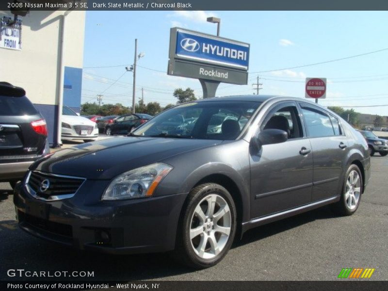 Dark Slate Metallic / Charcoal Black 2008 Nissan Maxima 3.5 SE
