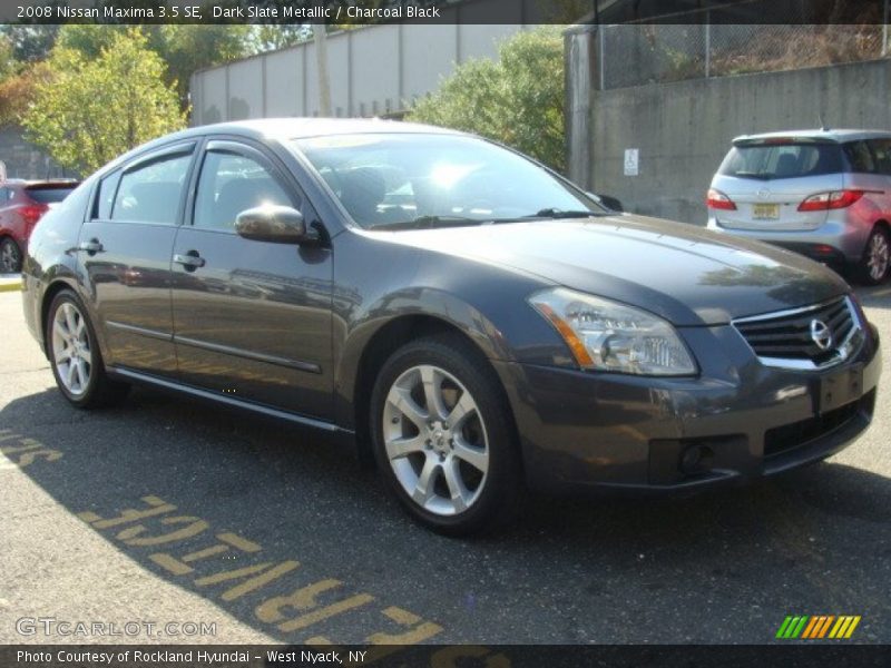Dark Slate Metallic / Charcoal Black 2008 Nissan Maxima 3.5 SE