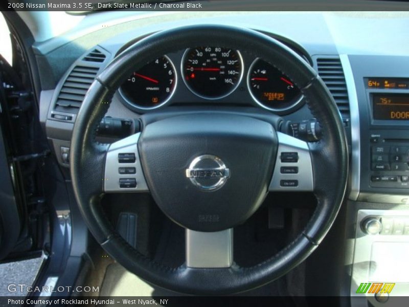 Dark Slate Metallic / Charcoal Black 2008 Nissan Maxima 3.5 SE